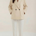 Carolyn's oversized jacket