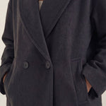 Carolyn's oversized jacket