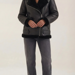 Christine fleece jacket with belt