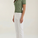 Edith Striped Polo Top