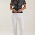 Edith Polo Rayé Top