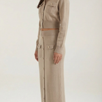 Evelyn Luxe Knit Set with Buttons