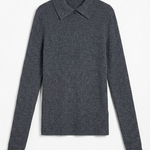 Gail long-sleeved wool sweater with collar