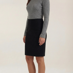 Gail long-sleeved wool sweater with collar