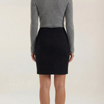 Gail long-sleeved wool sweater with collar