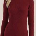 Geneva High Neck Knit Mini Dress