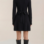 Geneva High Neck Knit Mini Dress