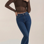 Georgia Transparent Mesh Top