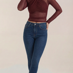Georgia Transparent Mesh Top