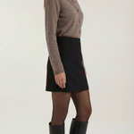 Gladys knitted cardigan with collar and buttons