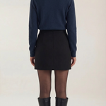 Gladys knitted cardigan with collar and buttons