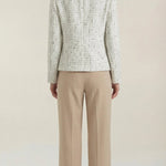 Heidi tweed jacket with contrasting collar