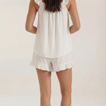 Helen cotton set with ruffle details
