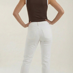 Hilary top with a square neckline