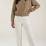Irene Short Knit Jacket with Collar