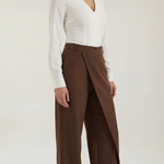 Asymmetric Denim Pants