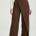 Asymmetric Denim Pants