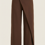 Asymmetric Denim Pants
