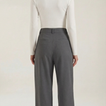 Asymmetric Denim Pants