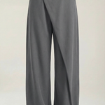 Asymmetric Denim Pants