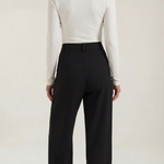 Asymmetric Denim Pants