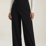 Asymmetric Denim Pants