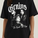 Jessamine Oversized T-Shirt with Graphic Design
