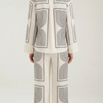 Jude Graphic wide-leg trousers