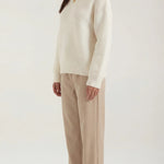 Julia knit sweater with embossed texture