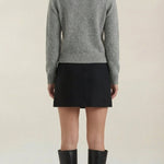 Kristy polo-style knit sweater