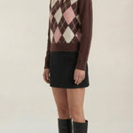 Kristy polo-style knit sweater