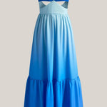 Laura Maxi Dress with Neckline