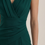 Lydia Midi Dress with V-neck