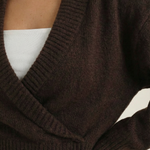 Lynda Wrap Knit Sweater