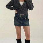 Lynda Wrap Knit Sweater