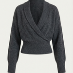 Lynda Wrap Knit Sweater