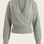 Lynda Wrap Knit Sweater