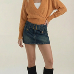 Lynda Wrap Knit Sweater
