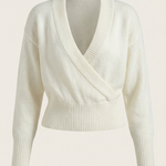 Lynda Wrap Knit Sweater