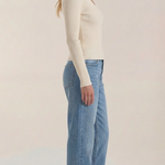 Michelle ribbed V-neck sweater