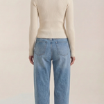 Michelle ribbed V-neck sweater