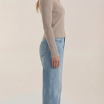 Michelle ribbed V-neck sweater