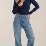 Michelle ribbed V-neck sweater