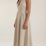 Nancy Midi Dress with Cut-out Details