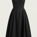 Nancy Midi Dress with Cut-out Details
