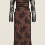 Nerissa long lace dress