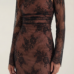 Nerissa long lace dress