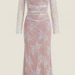 Nerissa long lace dress