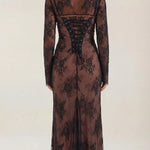 Nerissa long lace dress