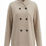 Oversized 'Pamela' Jacket with Button Closure